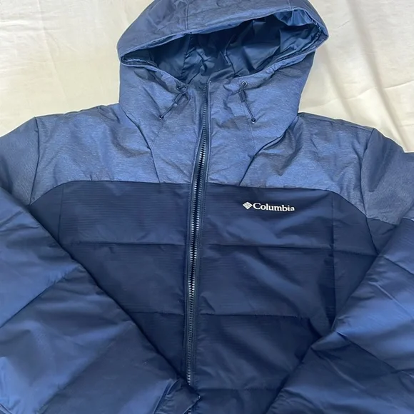 Columbia Omni-heat Men Grand Trek Down Hooded waterproof-Jacket made in Vietnam Jackets & Coats